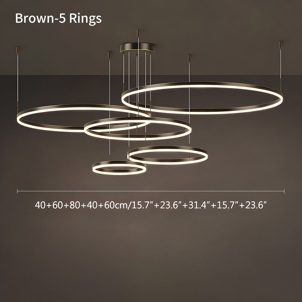 Modern Wireless Ring Chandelier Ceiling Lamp | Desfino