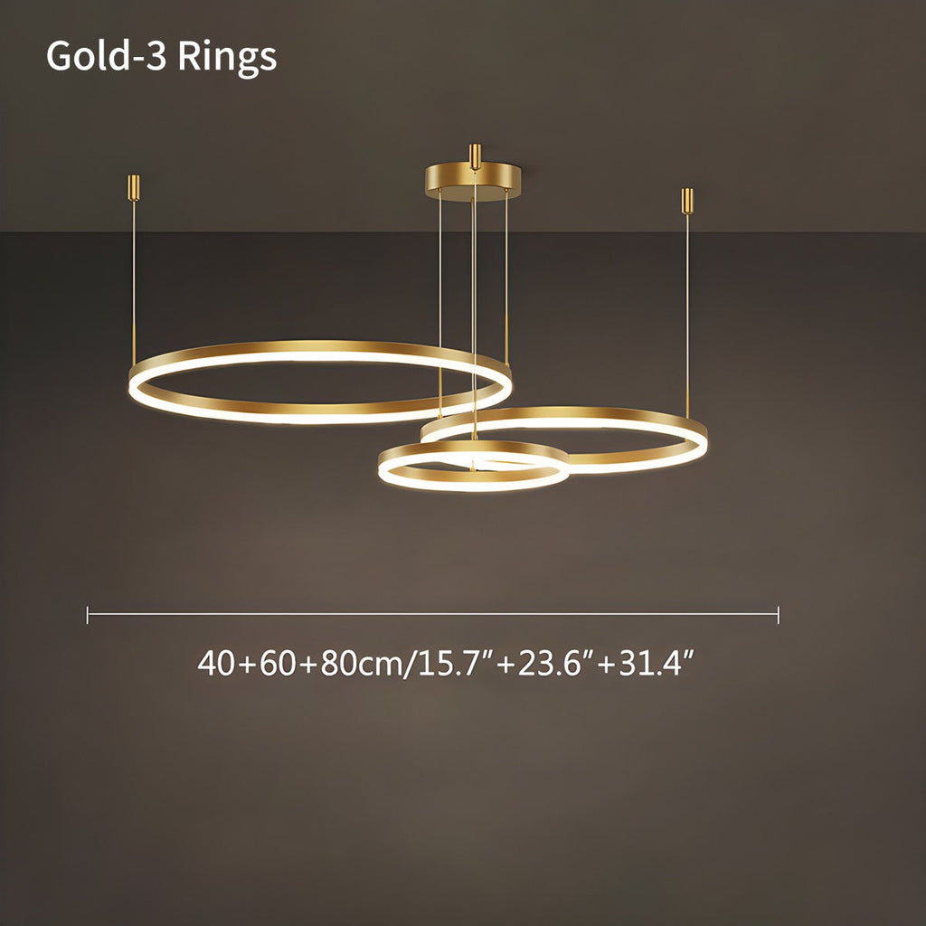 Modern Wireless Ring Chandelier Ceiling Lamp | Desfino