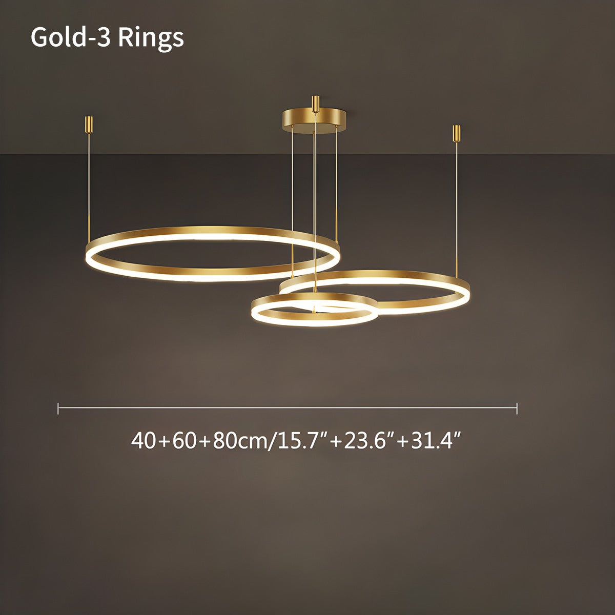Modern Wireless Ring Chandelier Ceiling Lamp | Desfino