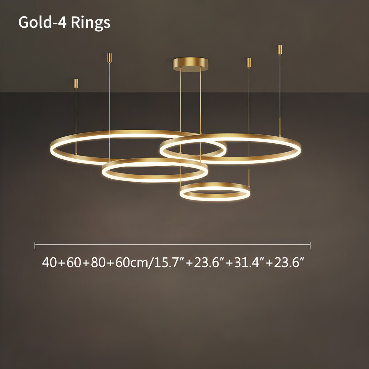 Modern Wireless Ring Chandelier Ceiling Lamp | Desfino