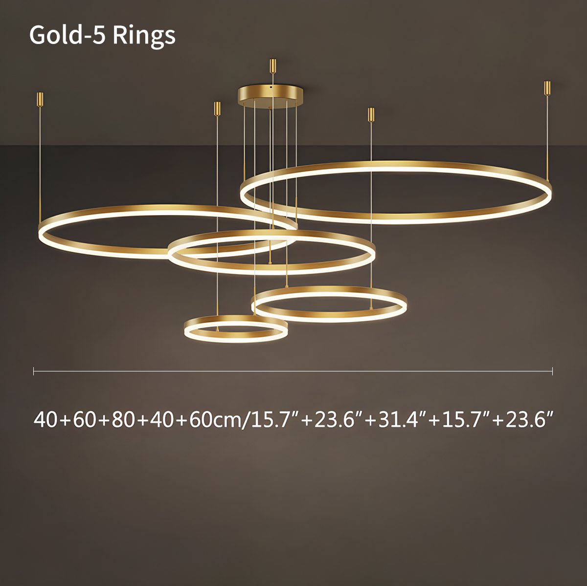 Modern Wireless Ring Chandelier Ceiling Lamp | Desfino