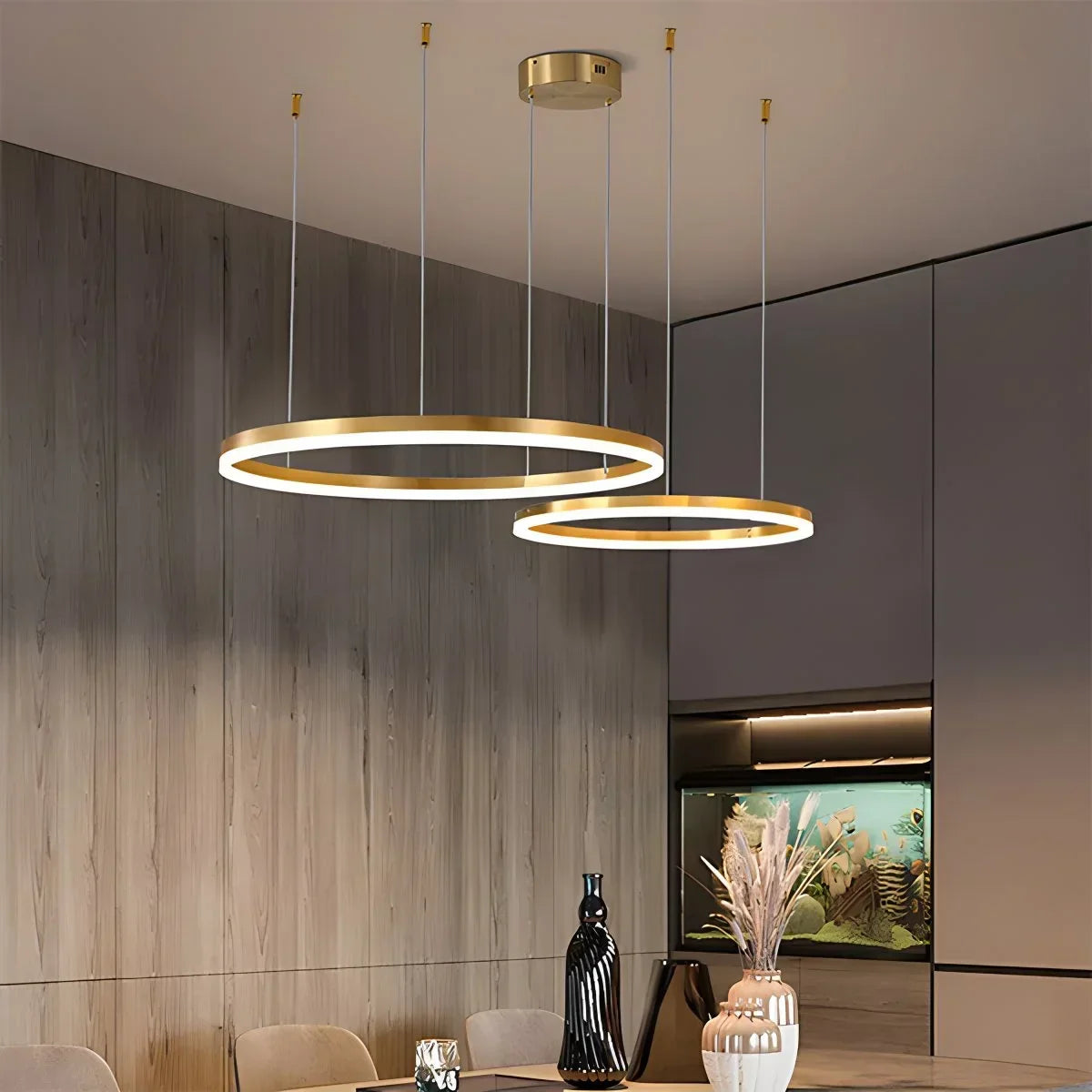 Modern Wireless Ring Chandelier Ceiling Lamp | Desfino