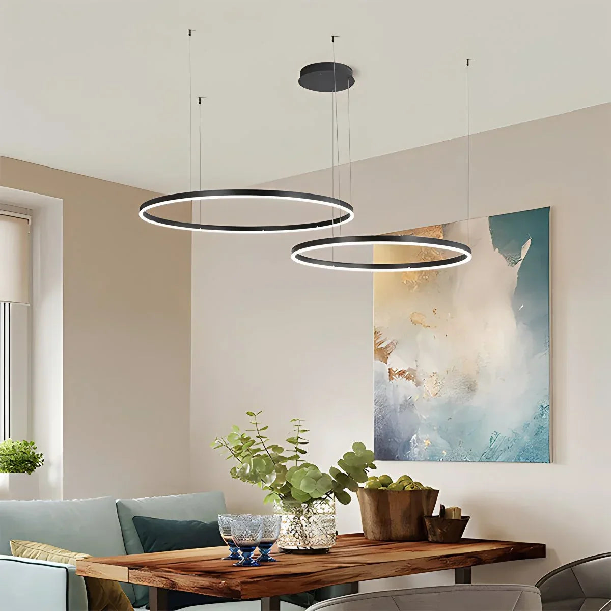Modern Wireless Ring Chandelier Ceiling Lamp | Desfino