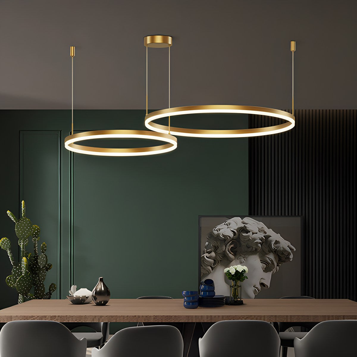 Modern Wireless Ring Chandelier Ceiling Lamp | Desfino