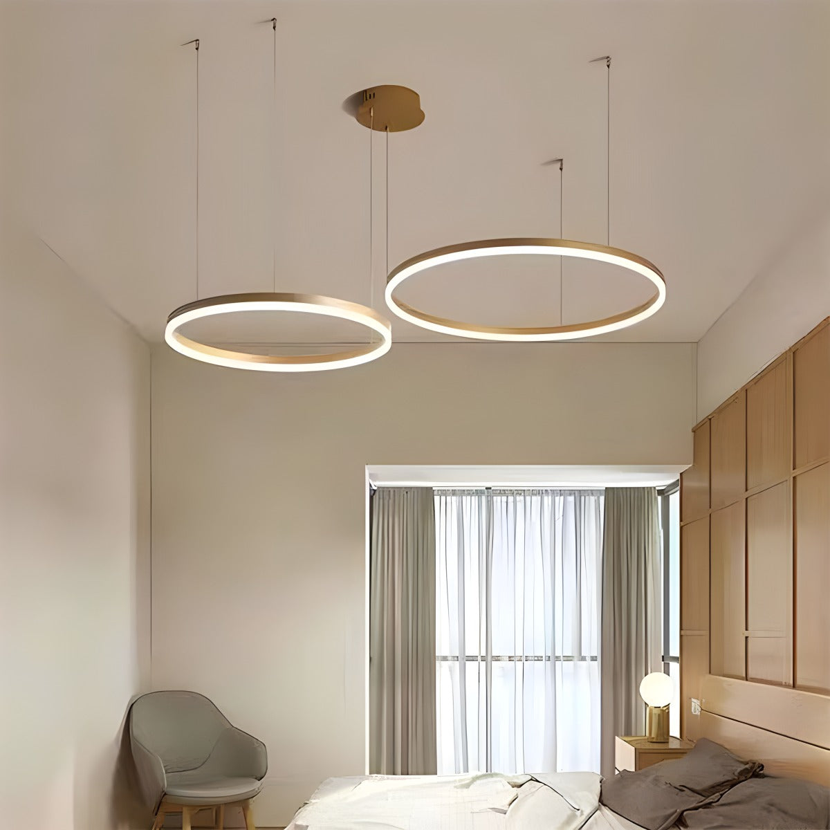 Modern Wireless Ring Chandelier Ceiling Lamp | Desfino