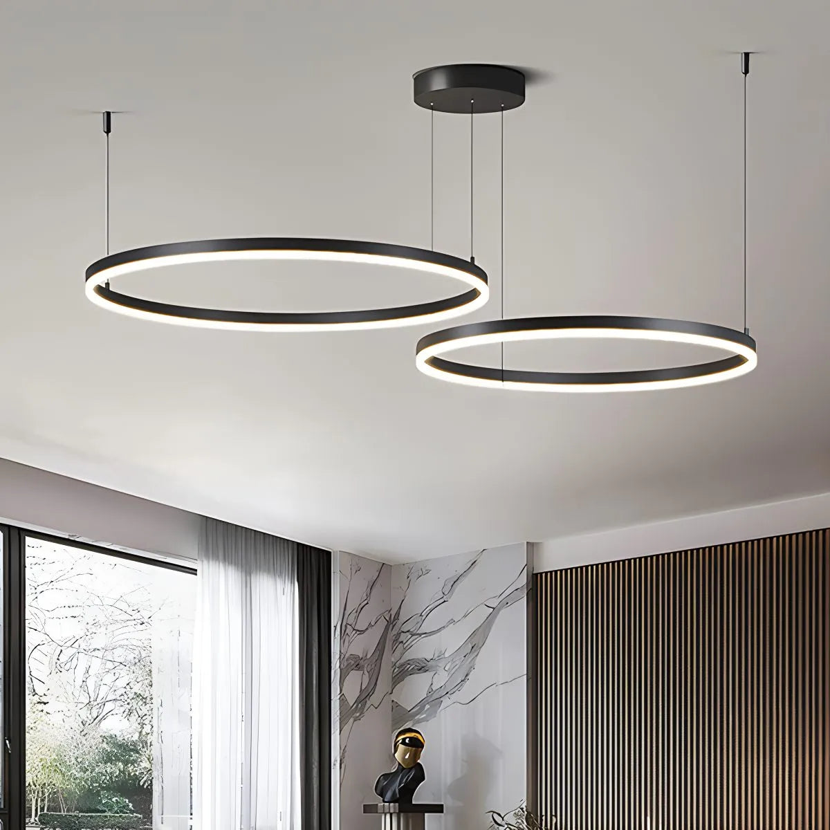 Modern Wireless Ring Chandelier Ceiling Lamp | Desfino