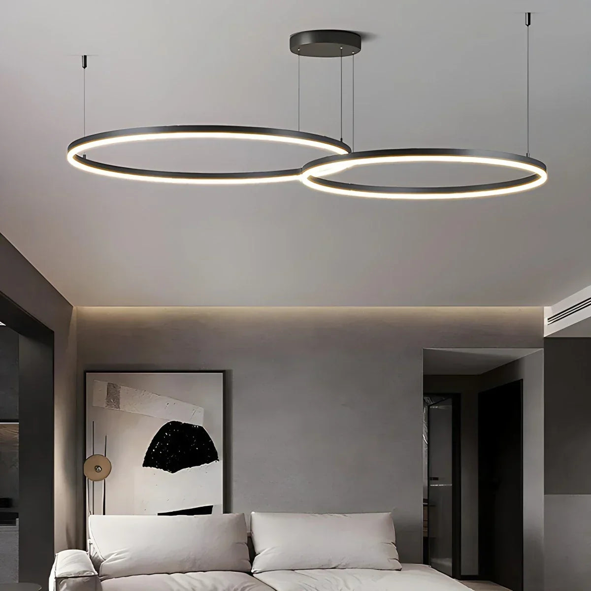 Modern Wireless Ring Chandelier Ceiling Lamp | Desfino