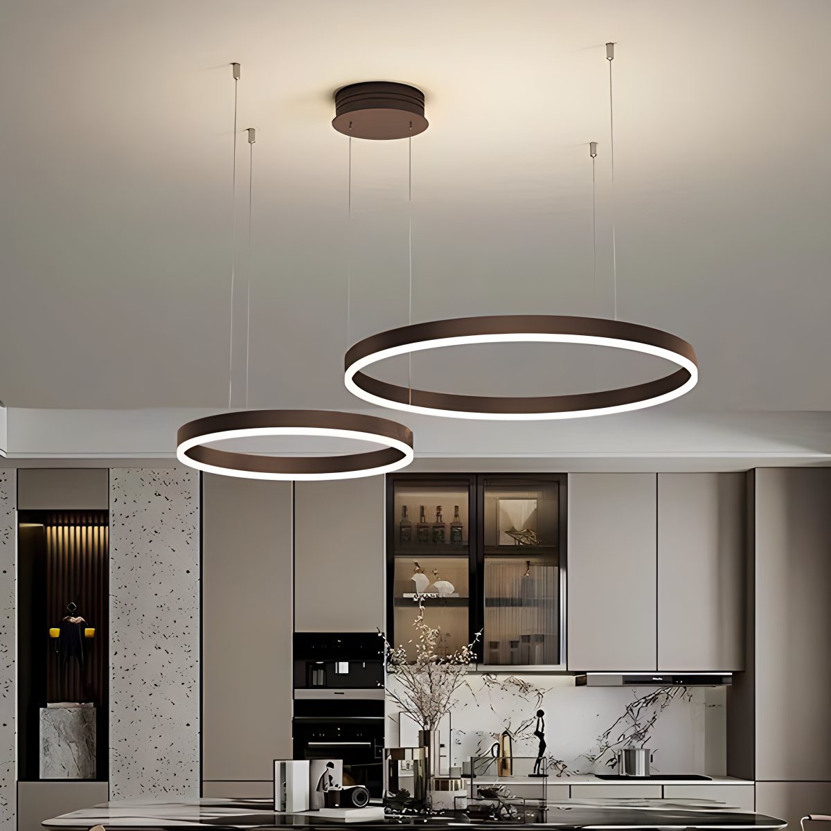 Modern Wireless Ring Chandelier Ceiling Lamp | Desfino