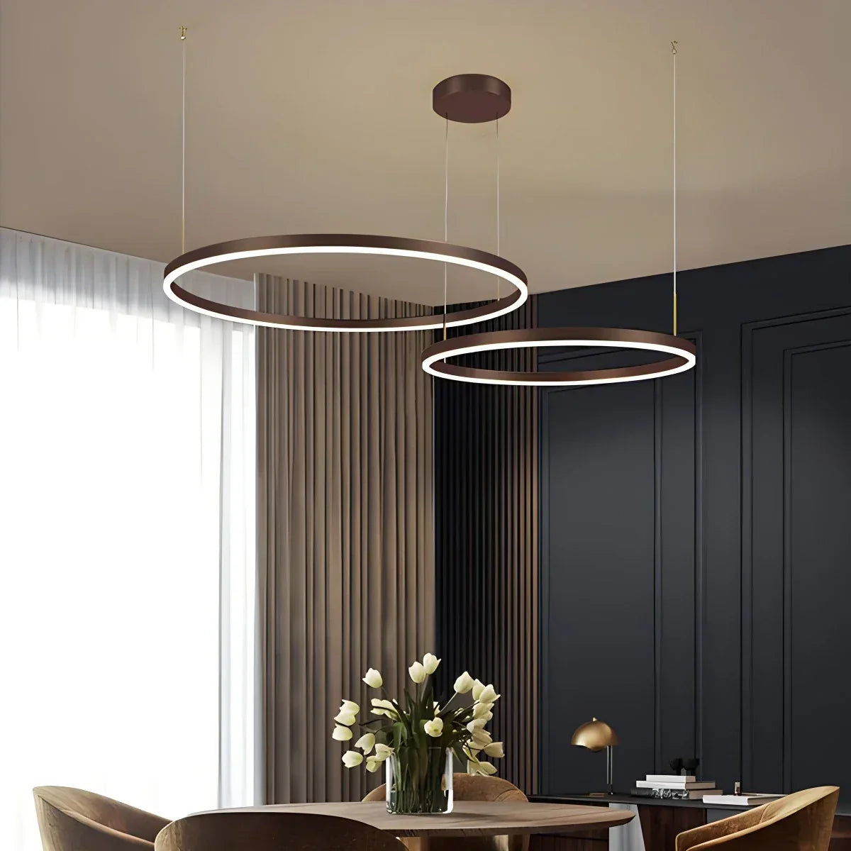 Modern Wireless Ring Chandelier Ceiling Lamp | Desfino