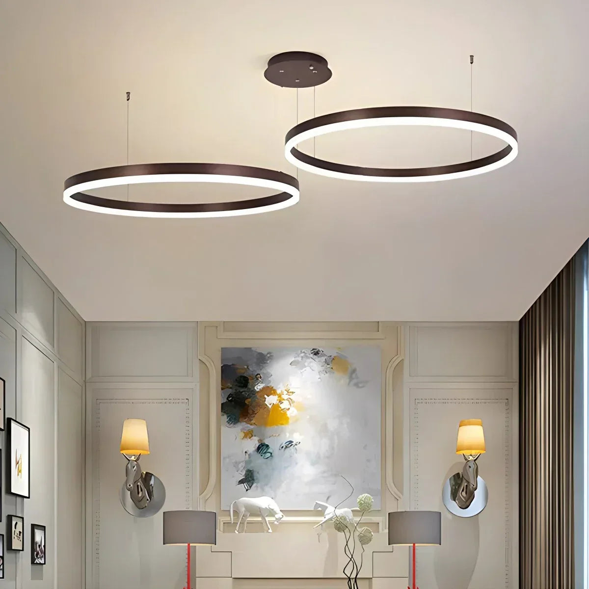 Modern Wireless Ring Chandelier Ceiling Lamp | Desfino