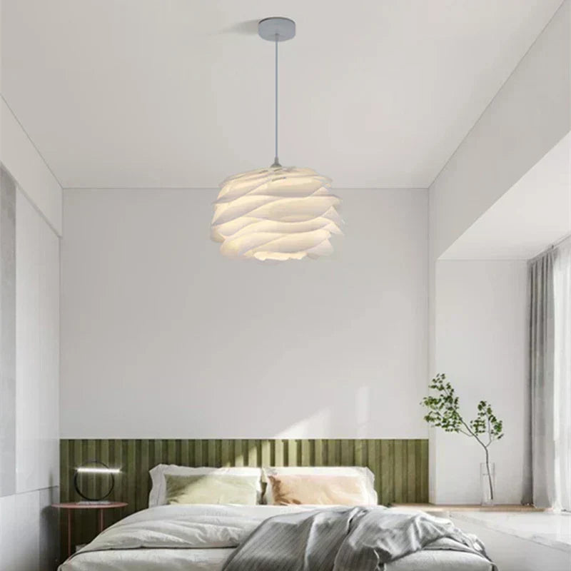 Luminara GlasBloem blomsterformet taklampe i glass — rosenkransinspirert glød - Desfino
