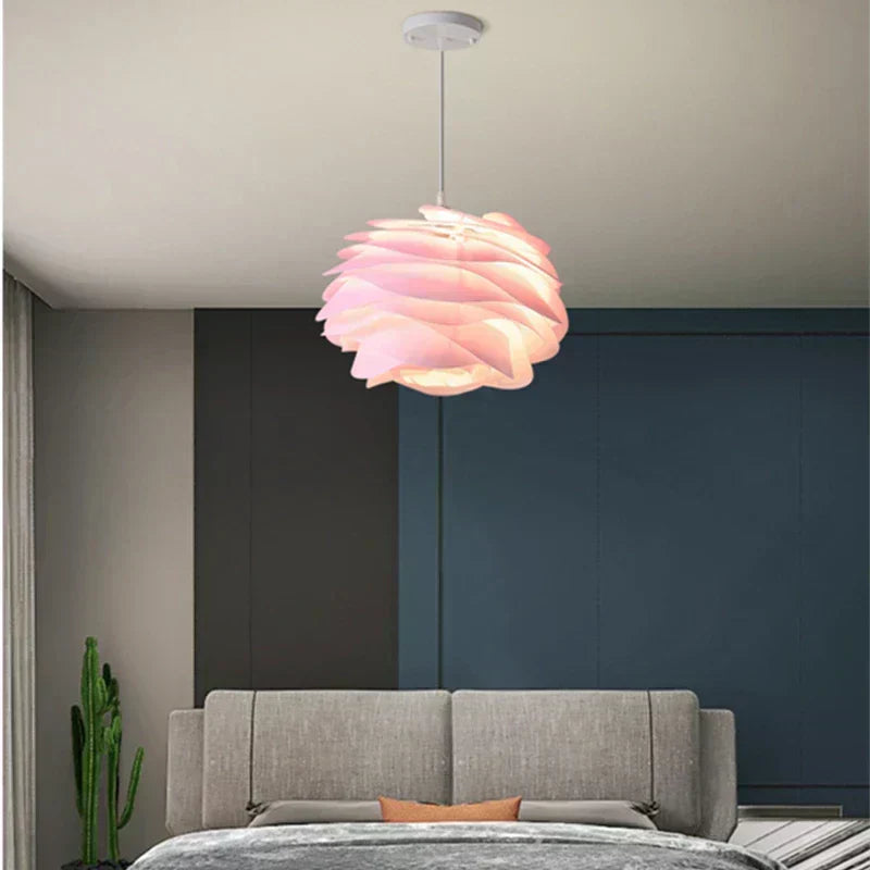 Luminara GlasBloem blomsterformet taklampe i glass — rosenkransinspirert glød - Desfino