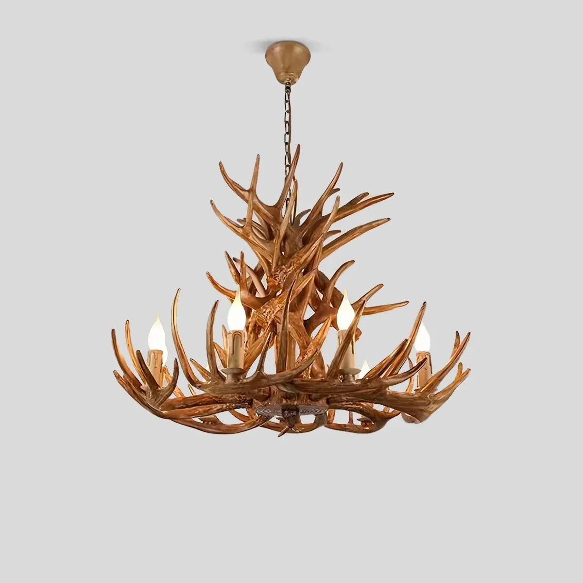 Antler Shape Resin Chandelier for Living Room | Desfino