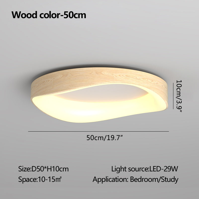 Nordic Acrylic Circle Ceiling Light for Bedroom | Desfino