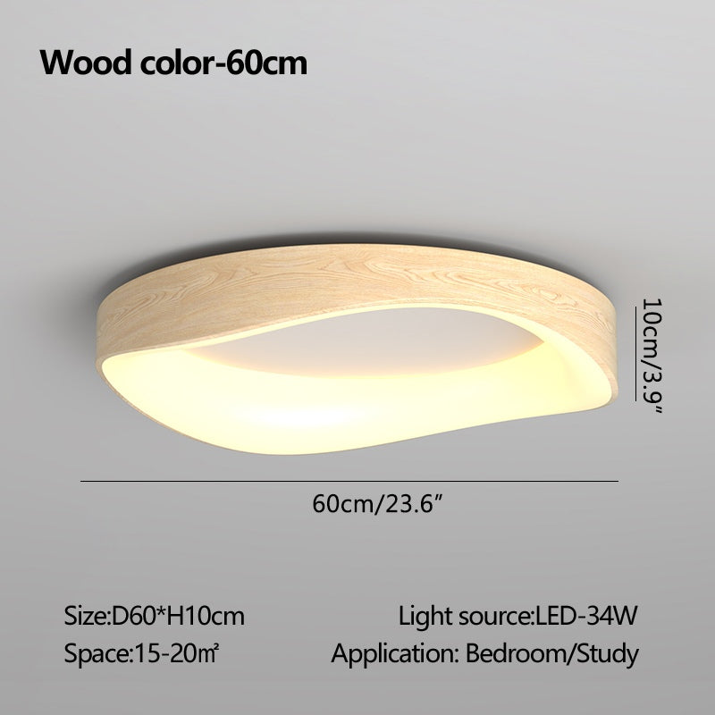 Nordic Acrylic Circle Ceiling Light for Bedroom | Desfino