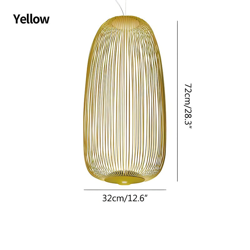 Foscarini Spokes Pendelleuchte in Vogelkäfigform | Desfino