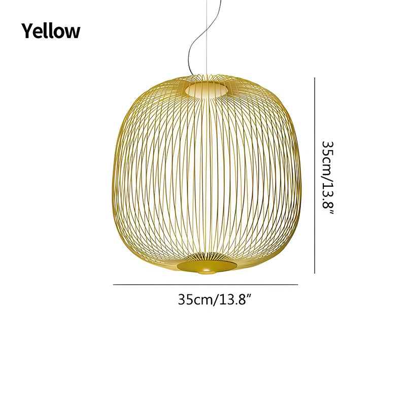 Foscarini Spokes Pendelleuchte in Vogelkäfigform | Desfino