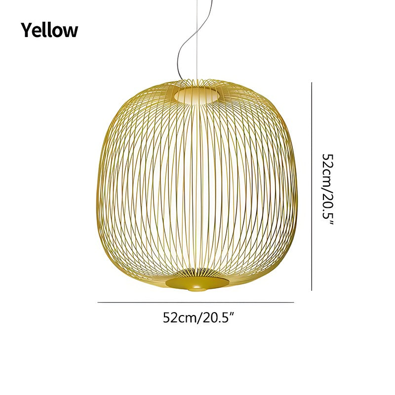 Foscarini Spokes Pendelleuchte in Vogelkäfigform | Desfino