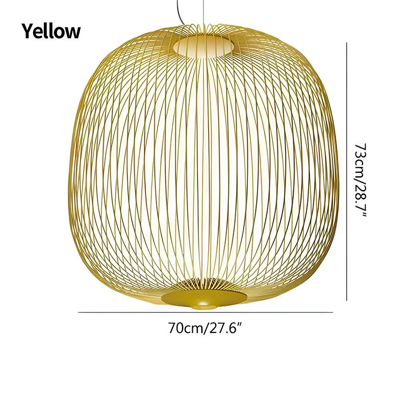 Foscarini Spokes Pendelleuchte in Vogelkäfigform | Desfino