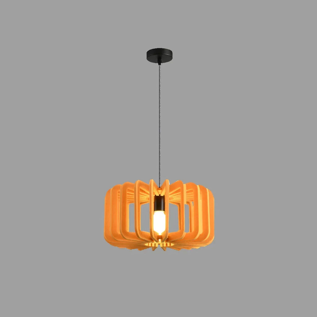 Column Shaped Birdcage Acoustic Pendant Light | Desfino