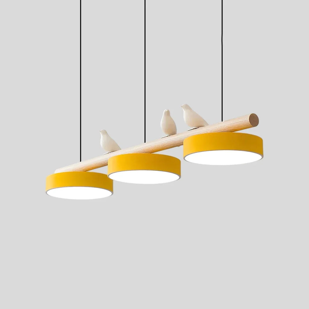 Modern Bird Perch Linear Chandelier for Dining Room | Desfino