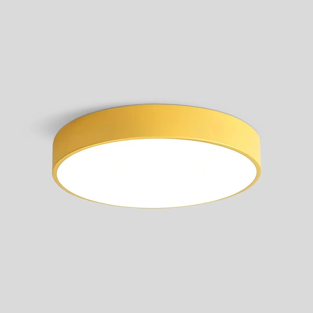 LED Minimalist Circular Macaron Ceiling Light | Desfino