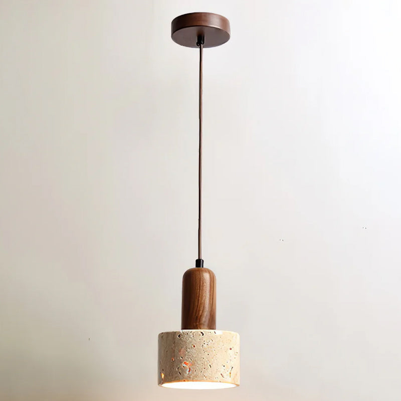 Travertine Pendant Lamp for Dining Area | Desfino