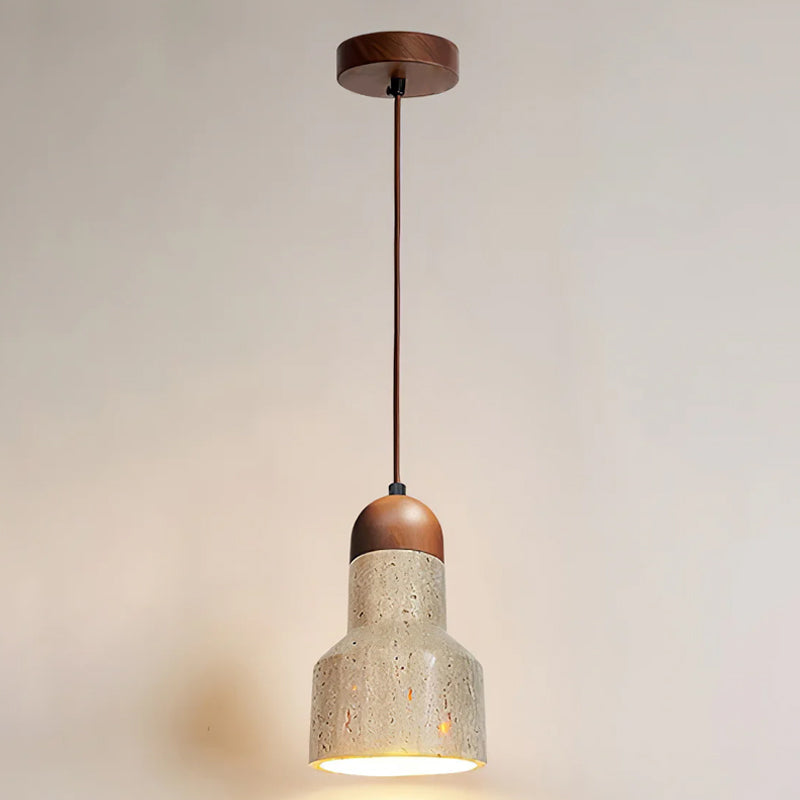 Travertine Pendant Lamp for Dining Area | Desfino