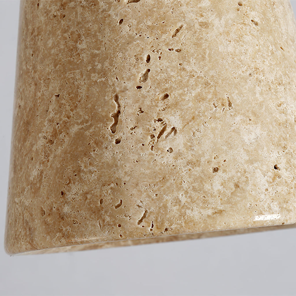 Travertine Pendant Lamp for Dining Area | Desfino