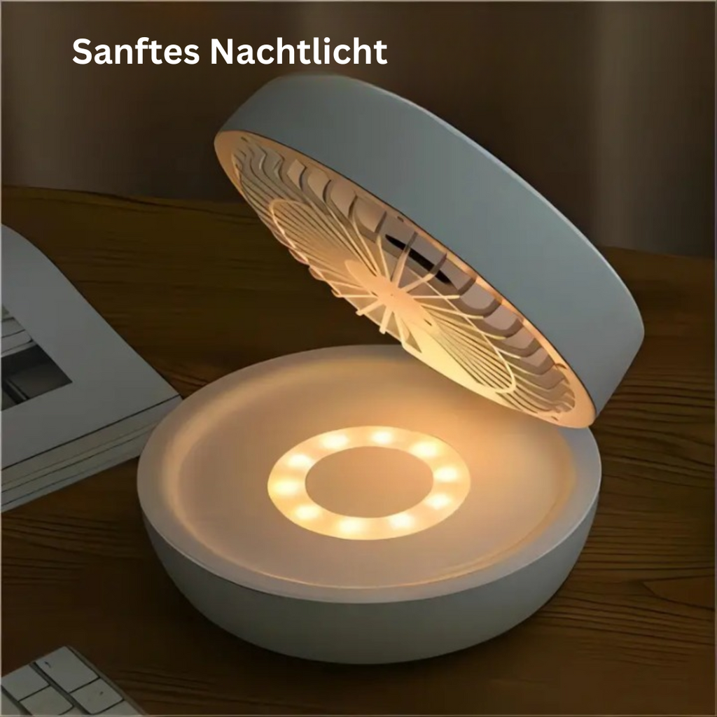 WallBreeze USB-seinäpuhallin — lähes äänetön, taitettava, 25.5 x 19 cm - Desfino
