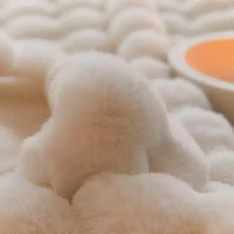 GlacierWeave Ultra Soft Plush Wool Throw Blanket