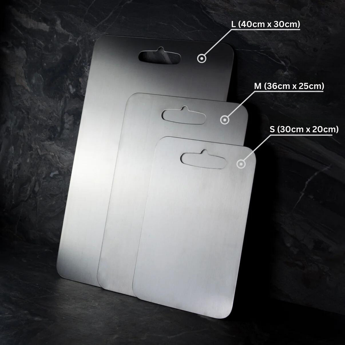 Alera Nonporous Medical-Grade Titanium Cutting Board
