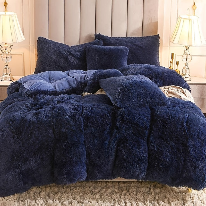 Juego de ropa de cama de felpa Velora de 3 piezas — Comodidad ultrasuave para todas las estaciones - Desfino