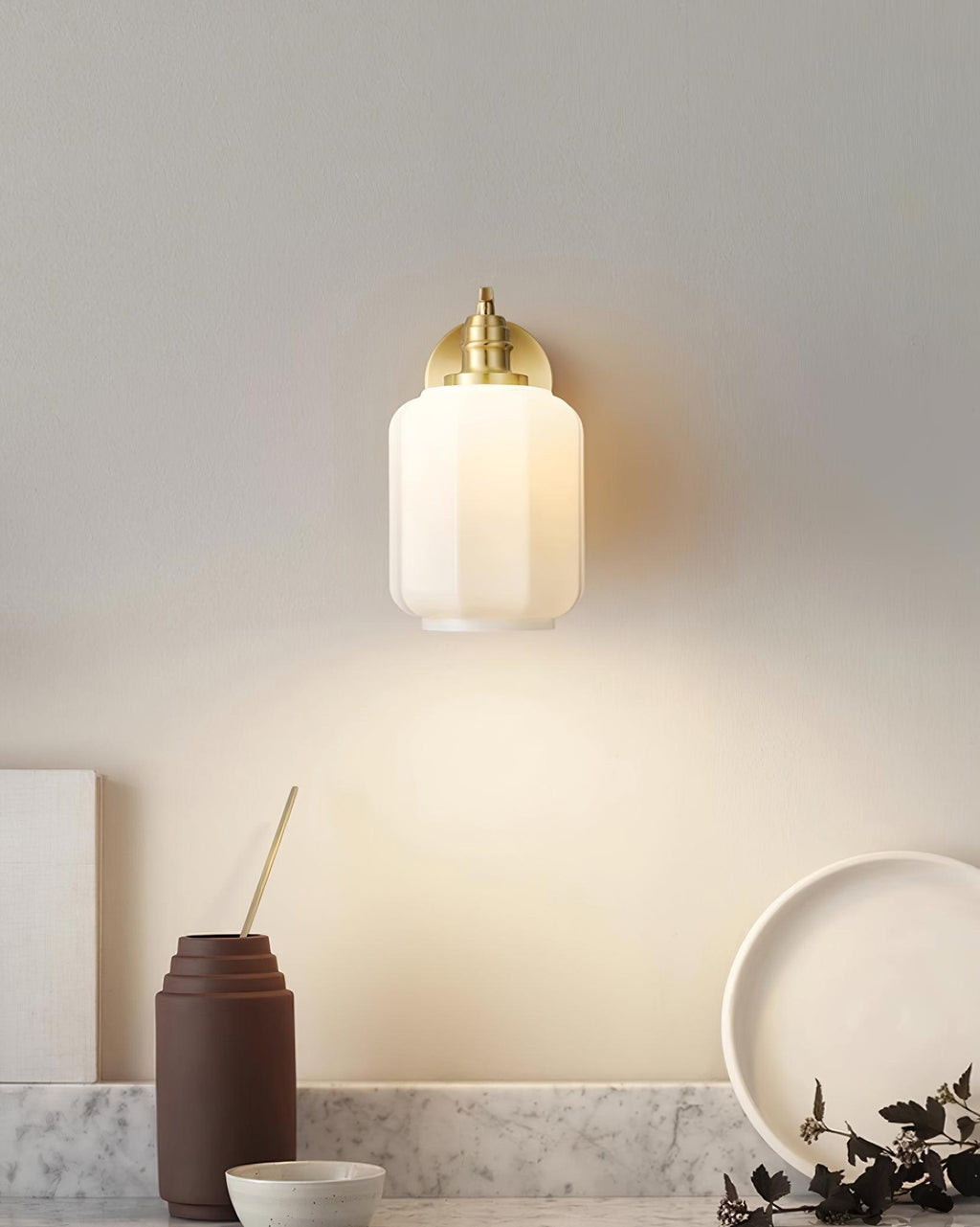 Henry Wall Lamp — 15x25cm Damp Rated Compact Light