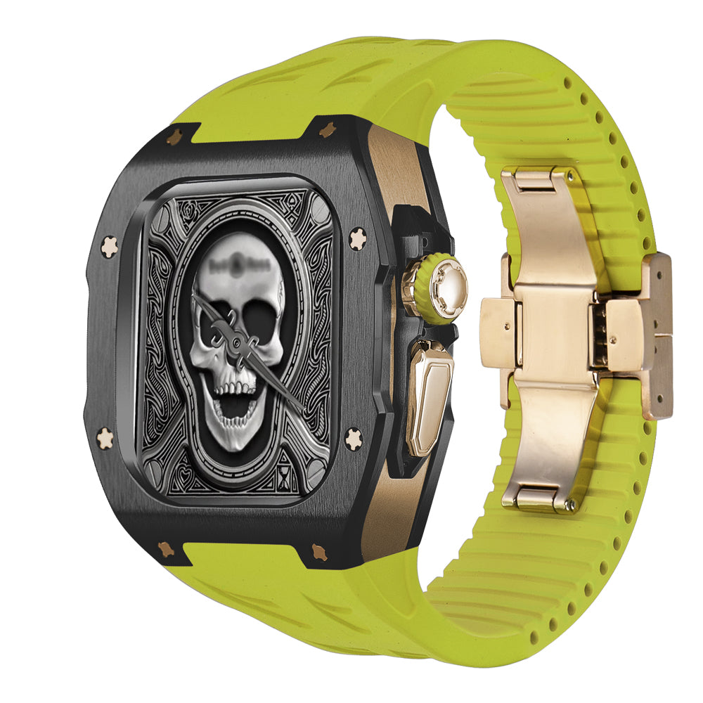 AstraGuard Apple Watch Ultra Titanium Case and Fluor Rubber Band Kit