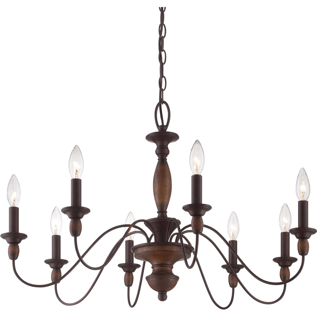 Zeitgenössischer Kronleuchter Holbrook mit 8 Leuchten