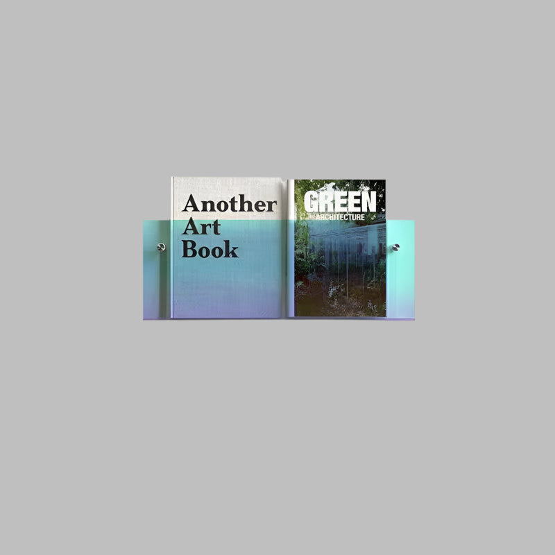 Floating Acrylic Wall Magazine Holder — 12 Color Options