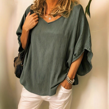 Blouse fluide à manches larges