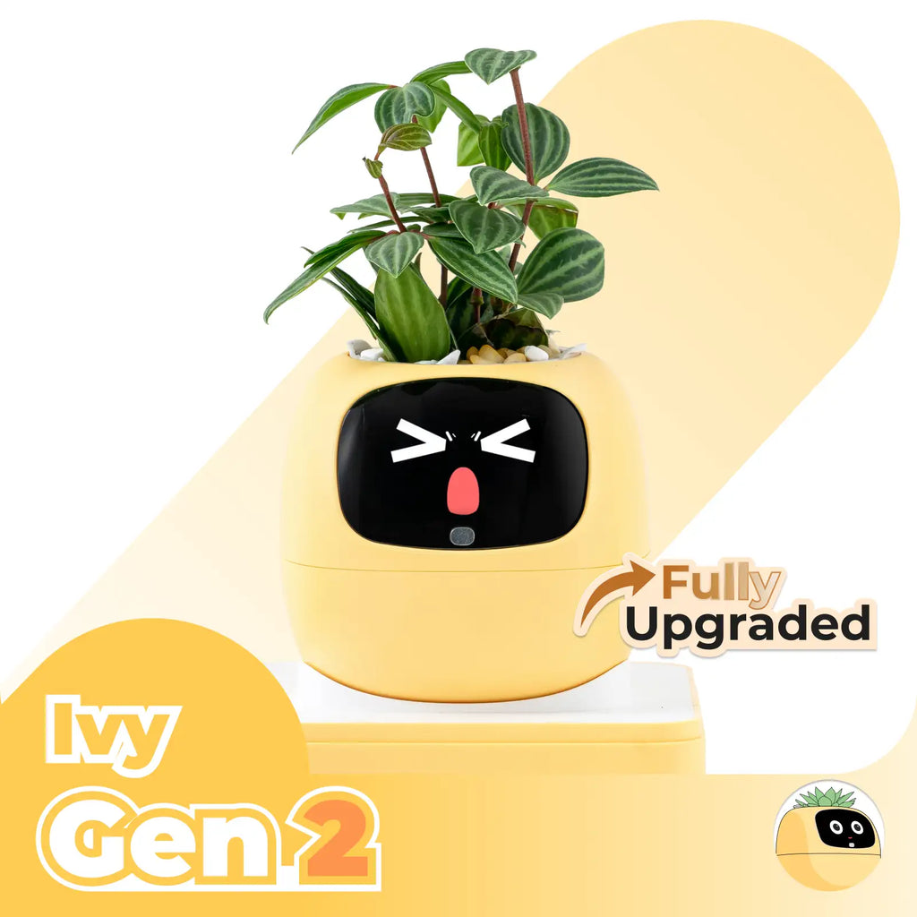 Ivy Gen 2 slim plantenh overloaddier voor op het bureau — meer dan 70 geanimeerde uitdrukkingen - Desfino