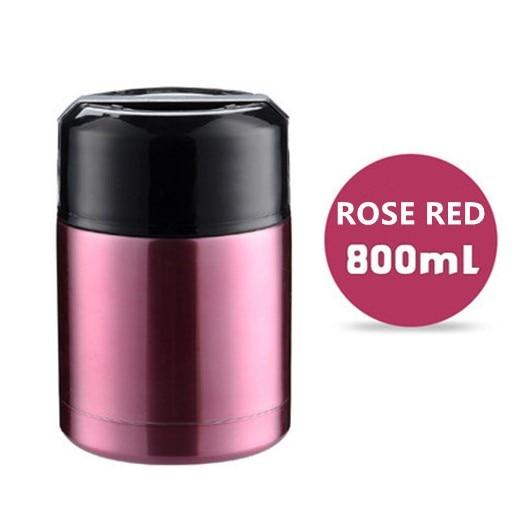 Arvella 800ml isoleret madbeholder — 304 rustfrit stål - Desfino