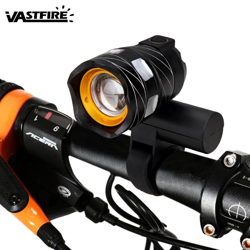 Luz para bicicleta VeloBeam recargable por USB — 5 LED rojos, impermeable - Desfino