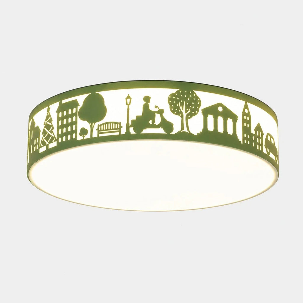 Deckenleuchte mit hohler Silhouette und LED-Vollspektrumlicht – flächenbündiges Design