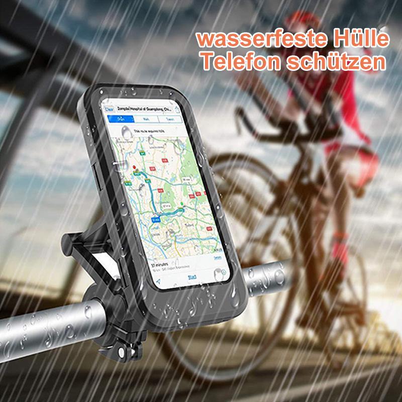 Uchwyt na telefon na kierownicę AquaRide — wodoodporny, powerbank 5000 mAh - Desfino