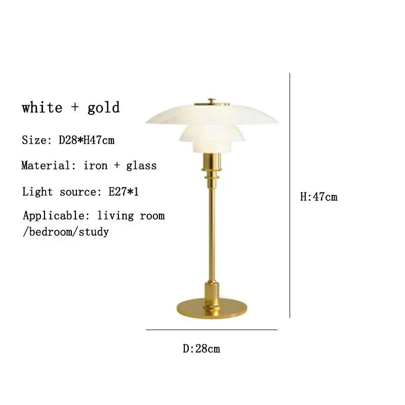 Stolní lampa Asteri ve stylu art deco — výrazný geometrický vzor - Desfino