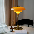 Stolní lampa Asteri ve stylu art deco — výrazný geometrický vzor - Desfino