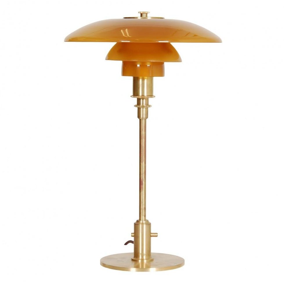 Asterin Art Deco Desk Lamp — Bold Geometric Pattern
