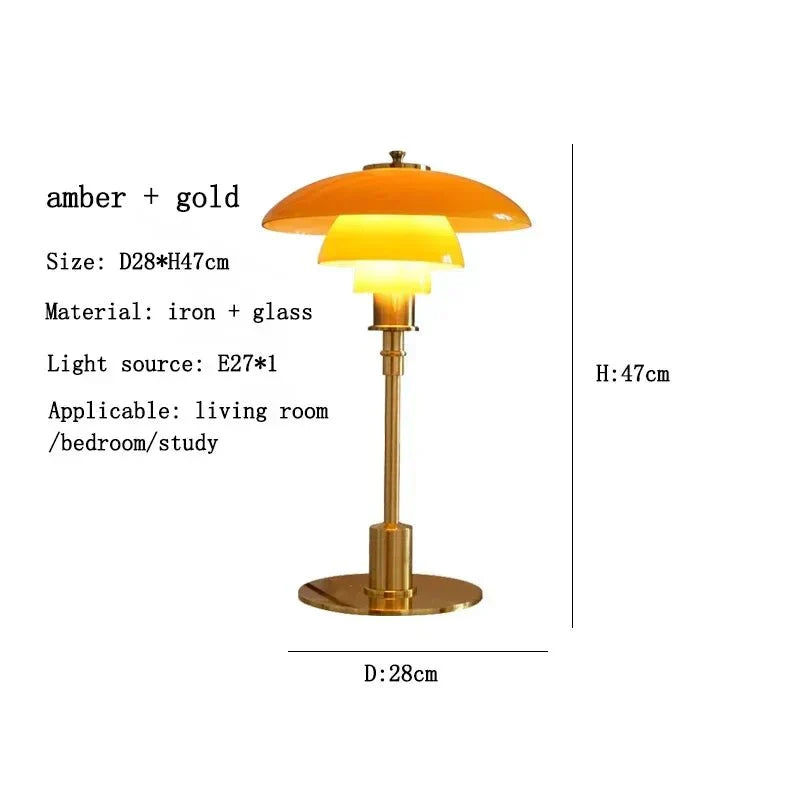 Stolní lampa Asteri ve stylu art deco — výrazný geometrický vzor - Desfino