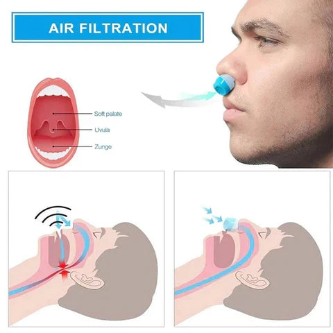 Auxiliar de sono de viagem Nano CPAP — Alternativa sem fios e sem tubo - Desfino
