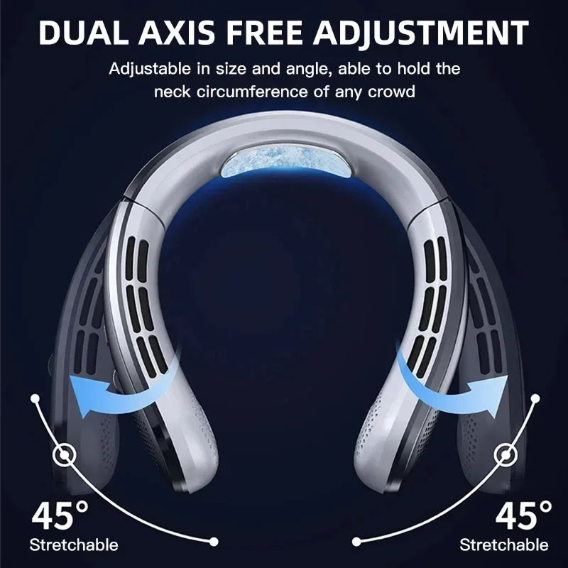 VeyraCool Flex 100 Neck Fan — bezlopatkový, 100 rychlostí, 8000mAh - Desfino