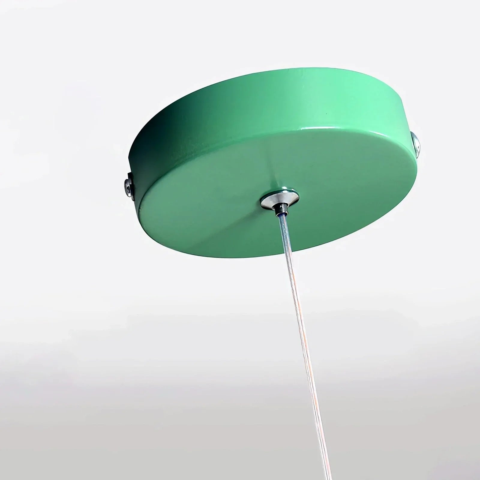 Kugelförmige Hängelampe im Creme-Stil, kleine Nachttischlampe | Desfino